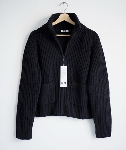 [ありん]lemaire wool blend zip jacket 50 Lemaire Wool Blend Zip Jacket In Black