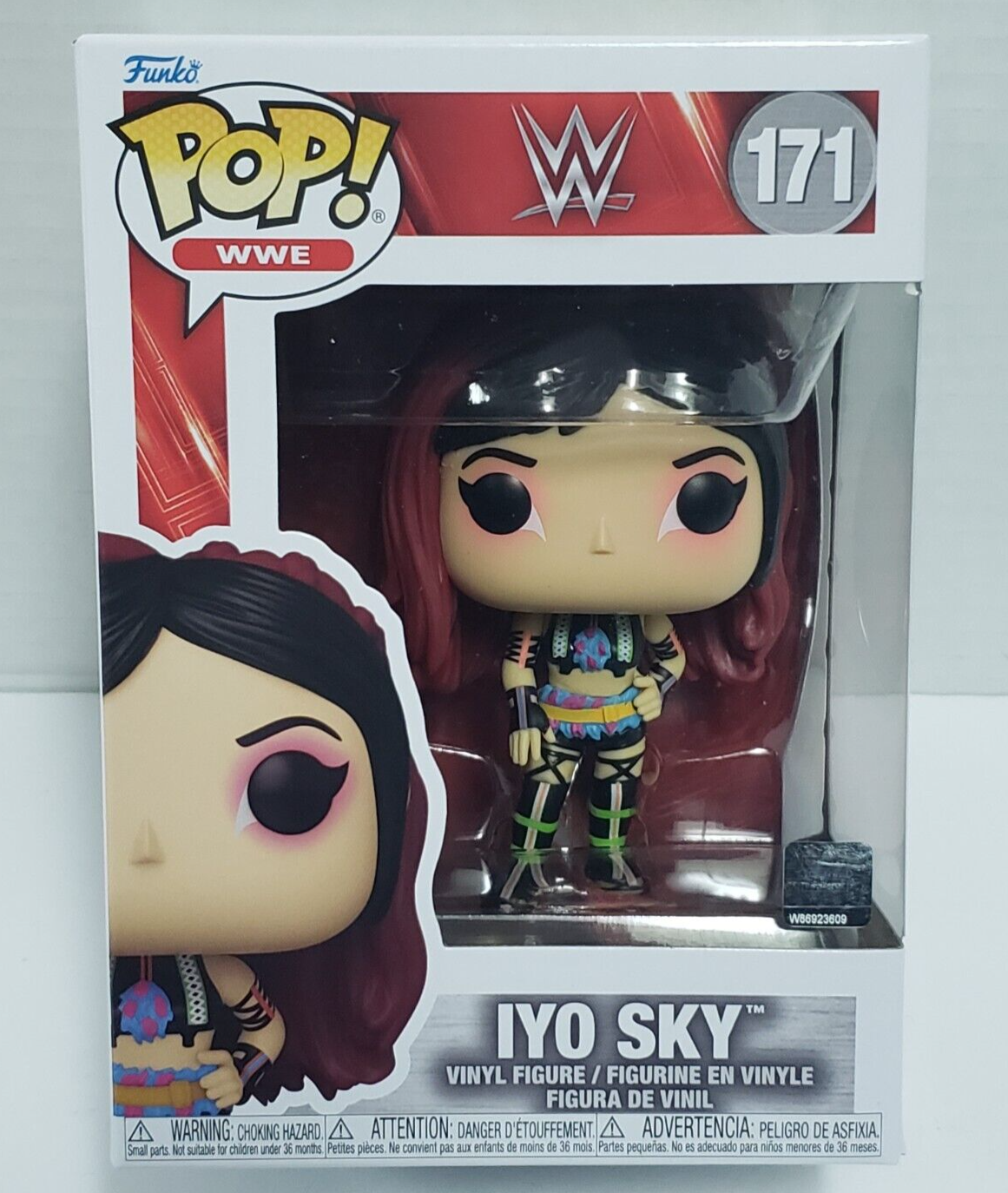 直筆サイン入り　Funko Pop WWE Iyo Sky ソフビフィギュア IYO SKY - WWE WWF Funko POP! #171 Collectible Vinyl Figure