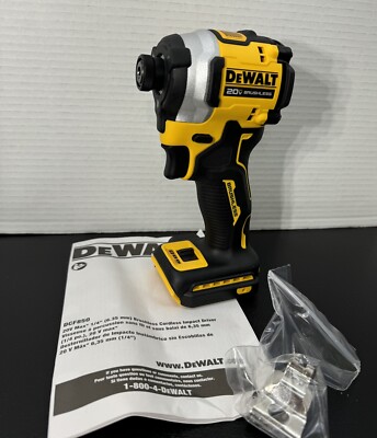 Brand New DeWALT DCF850B ATOMIC 20V 1/4'' 3-Speed Impact Driver Tool Only