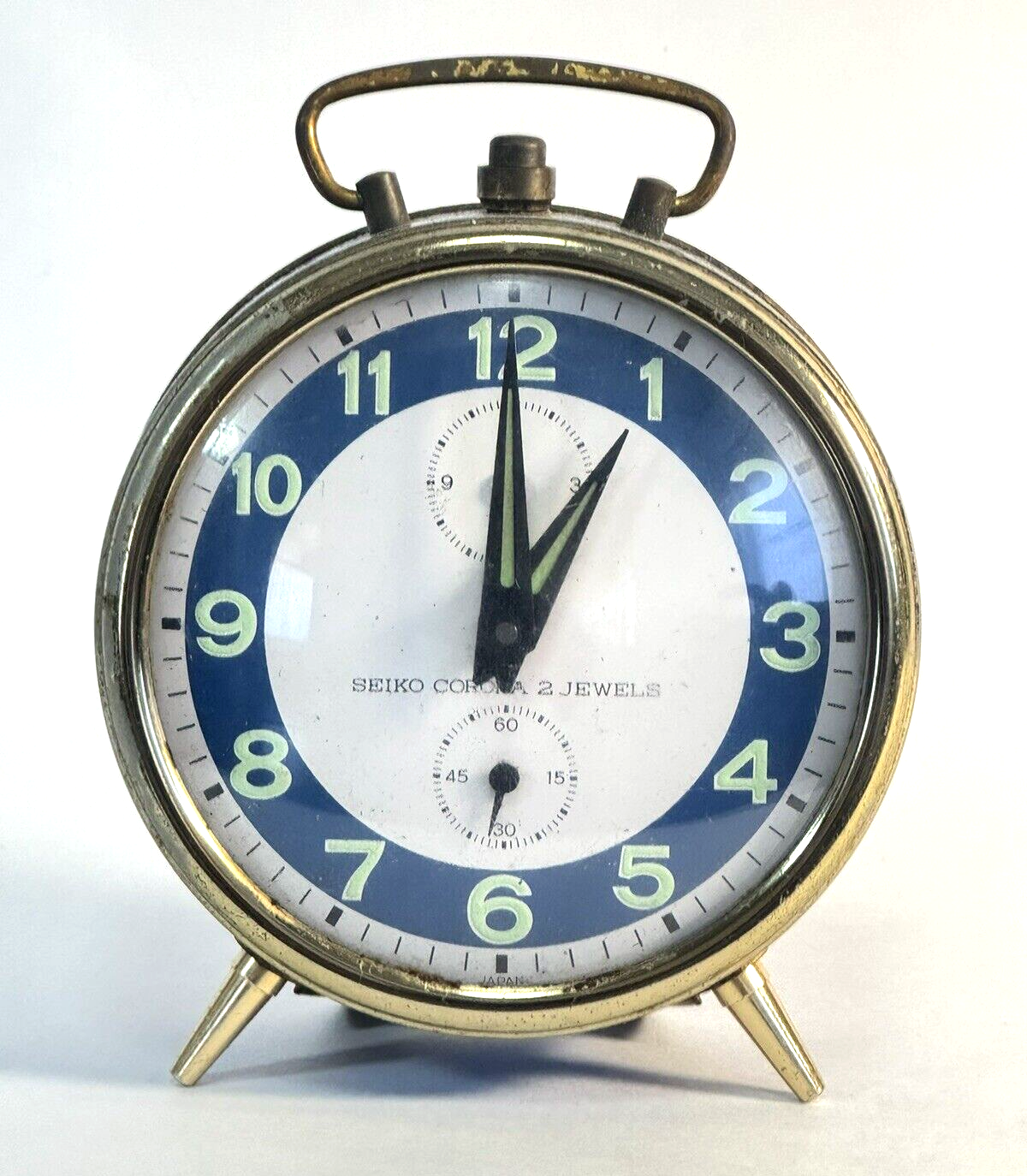まとめ売り Seiko社 Corona 2 jewels 手巻き置き時計 MADE IN JAPAN