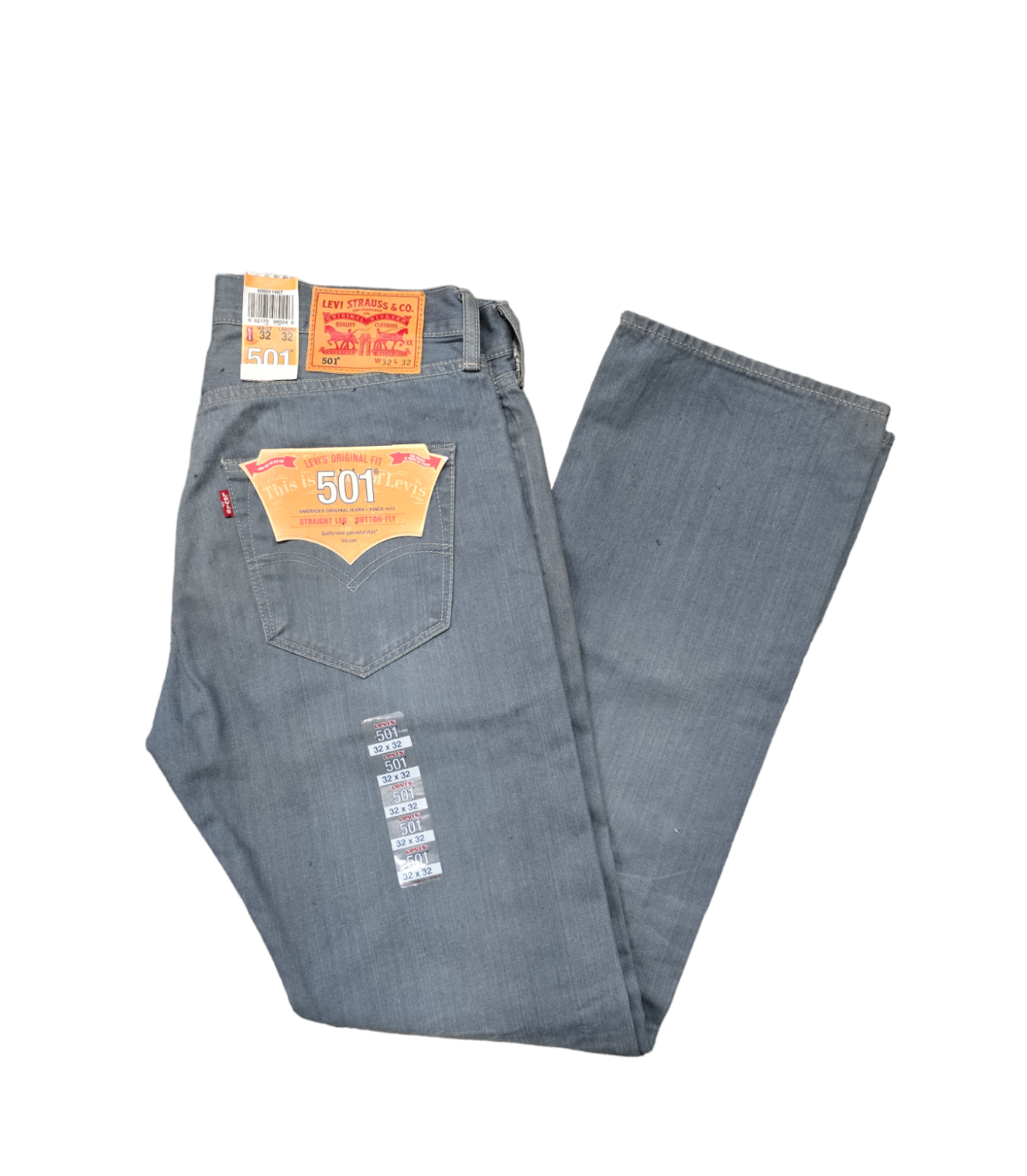 Levi's Men's 501 Original Fit Jean Dark Charcoal Twill 32W x Levi's Men's 501 Original Fit Jean Dark Charcoal Twill 32W x