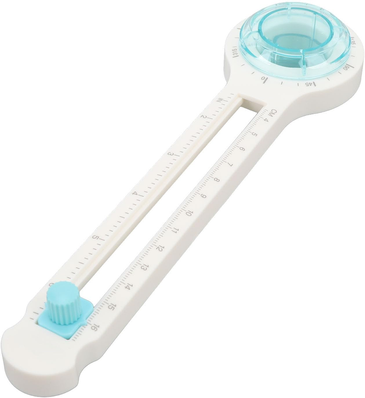 Circular Paper Cutter, 360 Degree Rotary Circle Cutter Cut Paper Trimmer Scrapbo