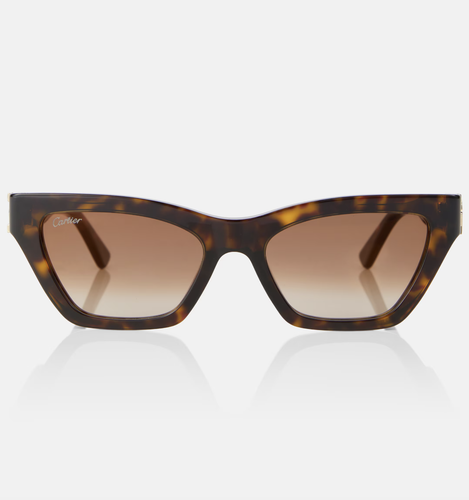 Pre-owned Cartier Ct0437s-002 Havana Sunglasses In Brown