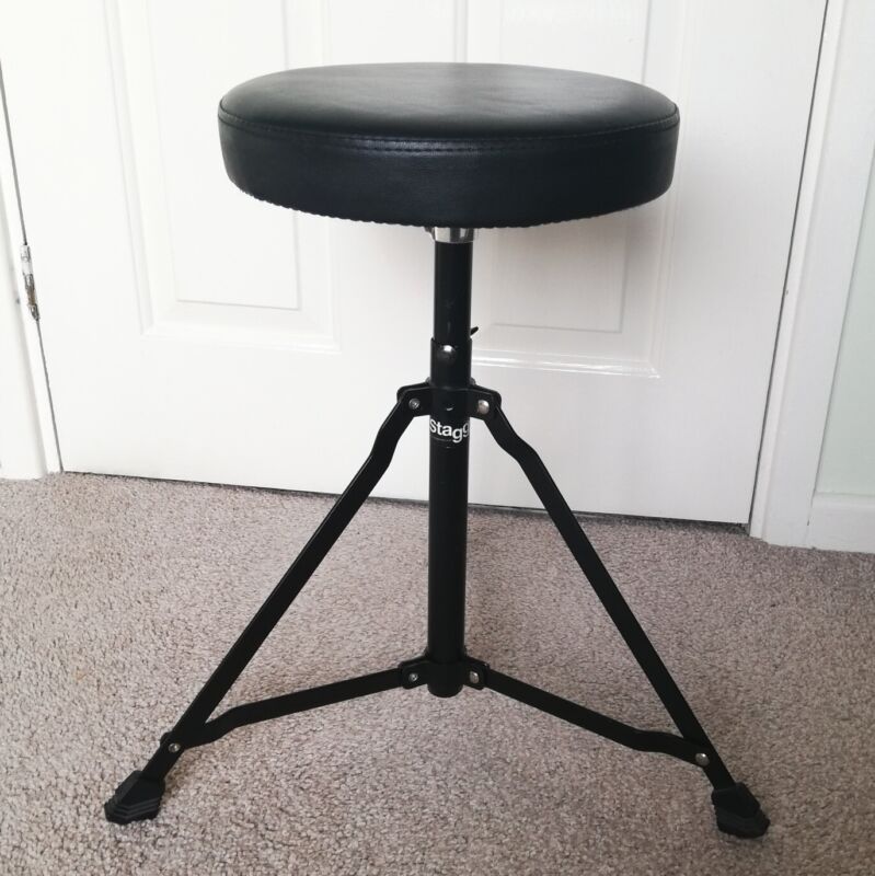 Stagg - Drum Stool Throne / Height Adjustable / Double Braced