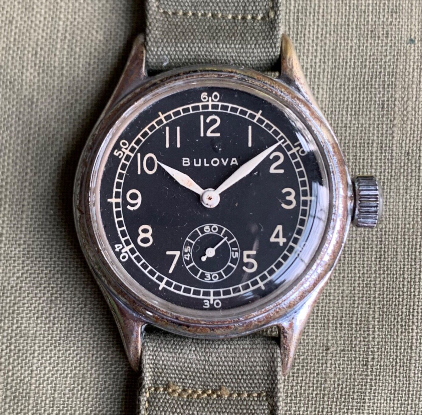 1940’s bulova 10AK ミリタリー ウォッチ　ブローバ　army 1940's bulova 10AK ミリタリー ウォッチ ブローバ army - メルカリ