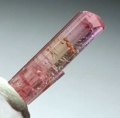 An Outstanding Bi Colour Terminated Tourmaline Crystal From Paprok Mine Afg