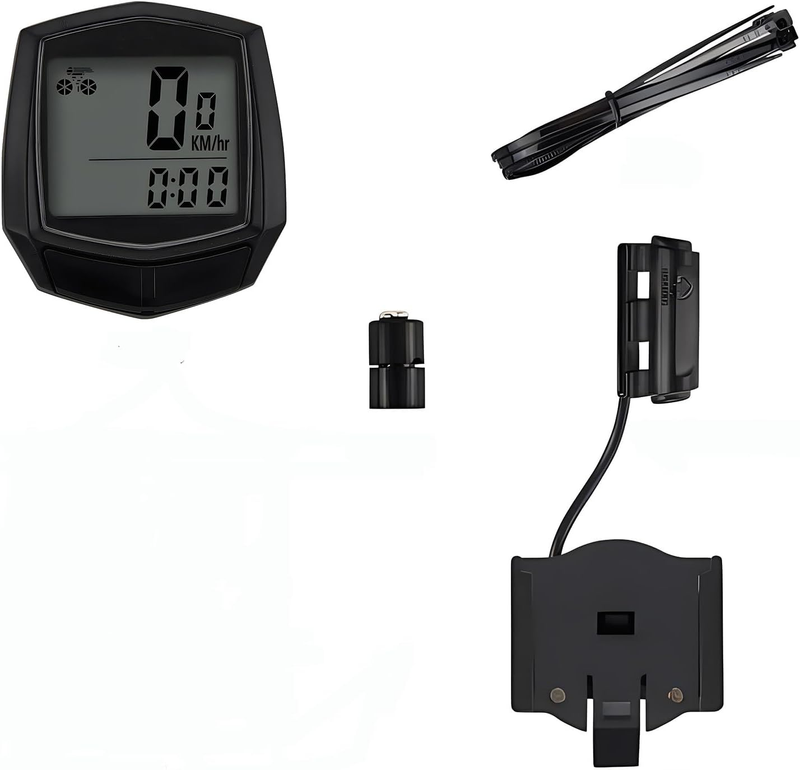 Wireless Bike Computer, Speedometer and Odometer Waterproof Bicycle Computer wit