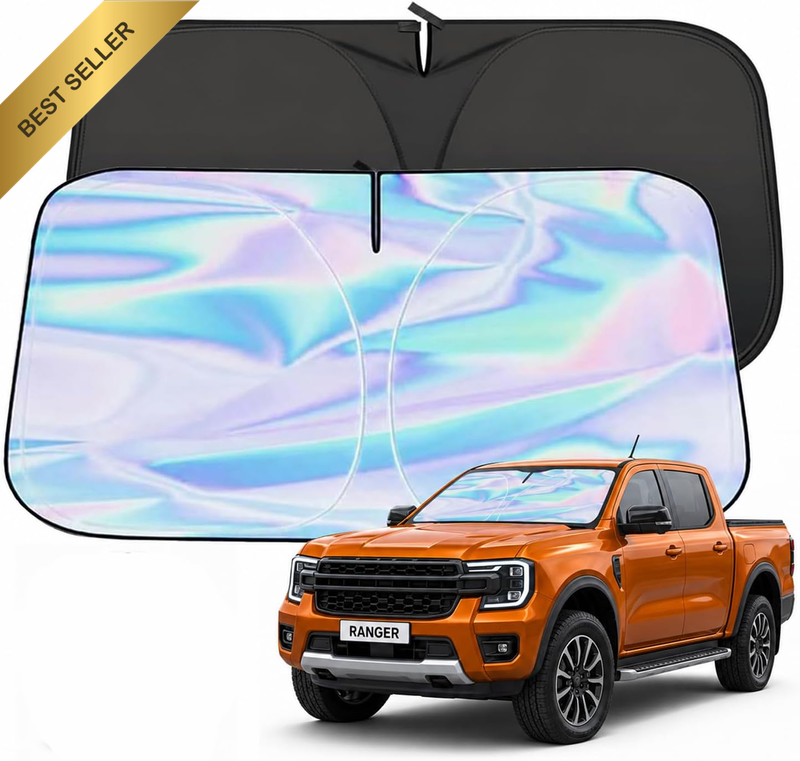 Foldable Car Windshield Sun Shade Compatible with Ford Ranger 2022-2026 Accessor