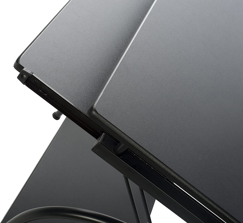 Stanton Desk with Pullout Keyboard Tray Computer, Black