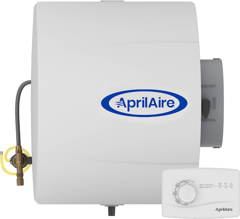 Aprilaire 400M Whole-House Humidifier, Manual Water Saver Fu