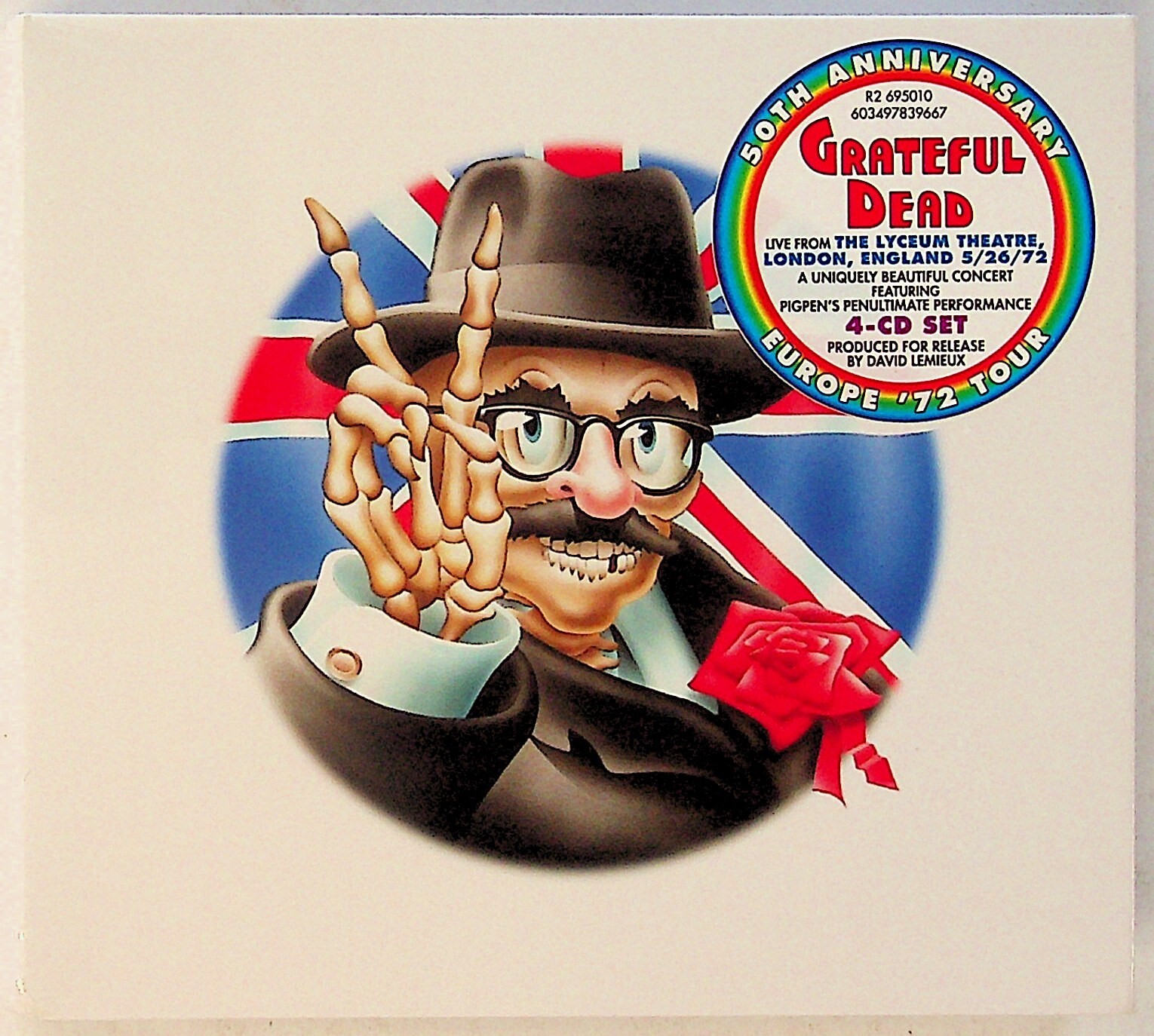 THE GRATEFUL DEAD- Lyceum Theatre London 26.5.1972 Live 4-CD