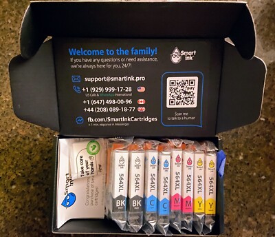 HP compatible 564XL Smart Ink Printer Ink Black Yellow Magenta Cyan Jarbo