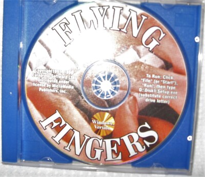 Typing Teacher CD FLYING FINGER TYPING LEARNING made in USA CD