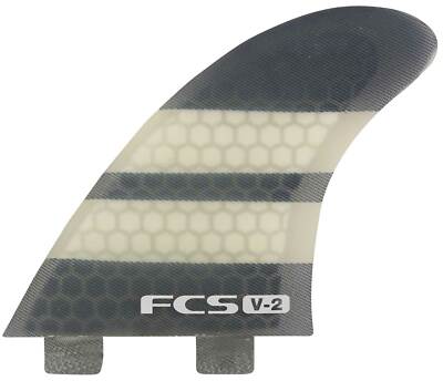 Комплект трех плавников FCS V-2 Performance Core — серый — новый