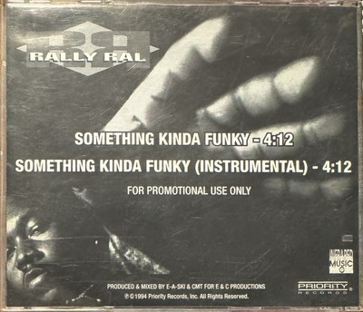 RALLY RAL - Something Kinda Funky / Instrumental Rare 1994 OOP PROMO CD Single