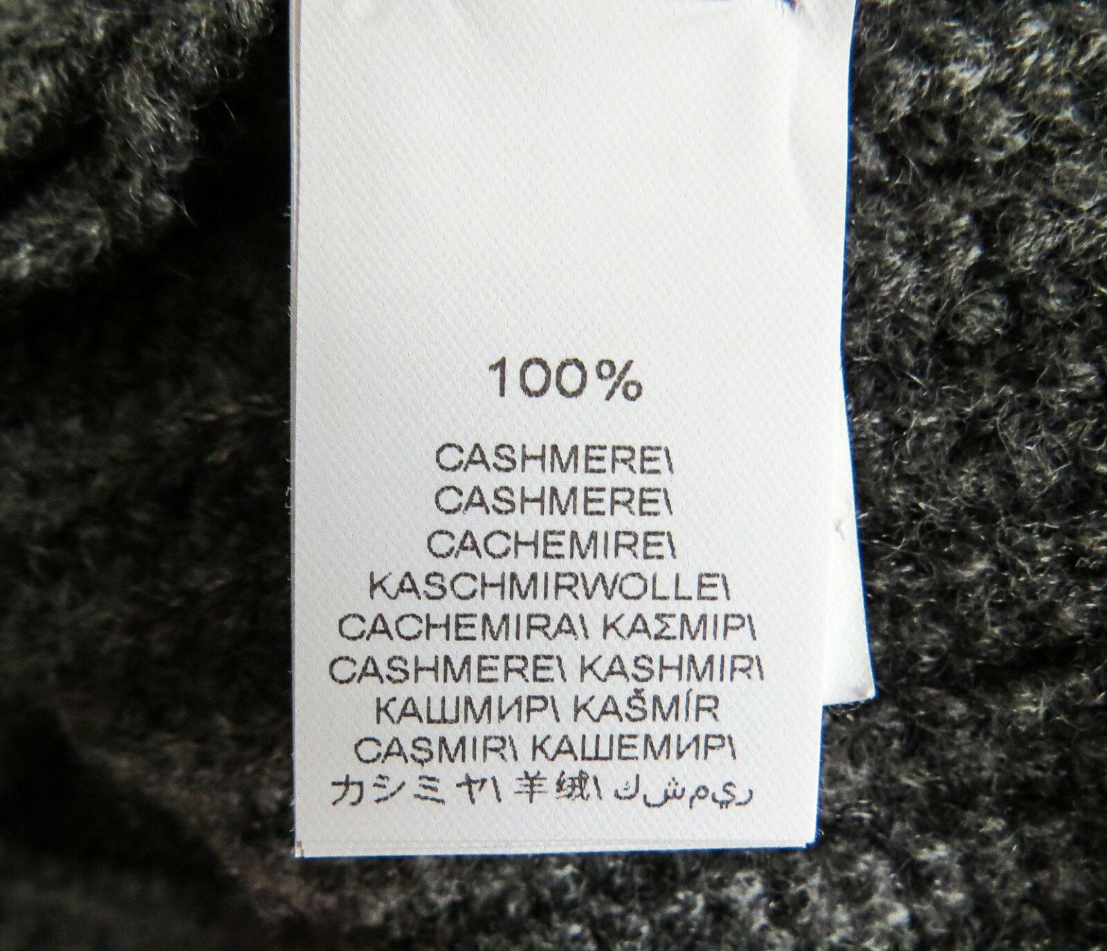 Pre-owned Brunello Cucinelli $3545  Gray English Rib 100% Cashmere Cardigan Sweater 50 Euro
