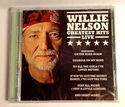 Willie Nelson Greatest Hits Live CD 20 Songs On the Road Again Brand New 2016