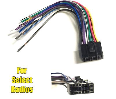 Car Stereo Radio Replacement Wire Harness Plug for some Dual 16 Pin Radios XML1