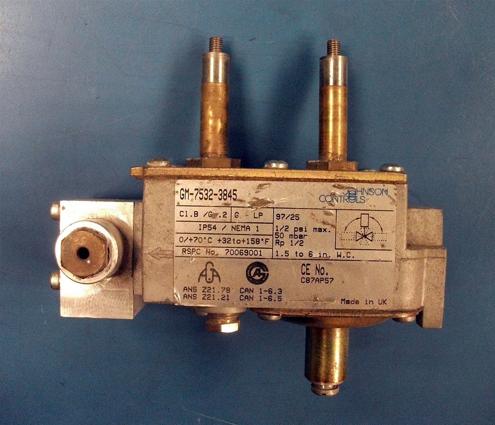 Home Speed Queen Dryer Gas Valve Part 70257501 GM75323858 Home & Garden