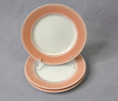 Fitz & Floyd ''Rondelet Peach'' bread/butter plates (3)