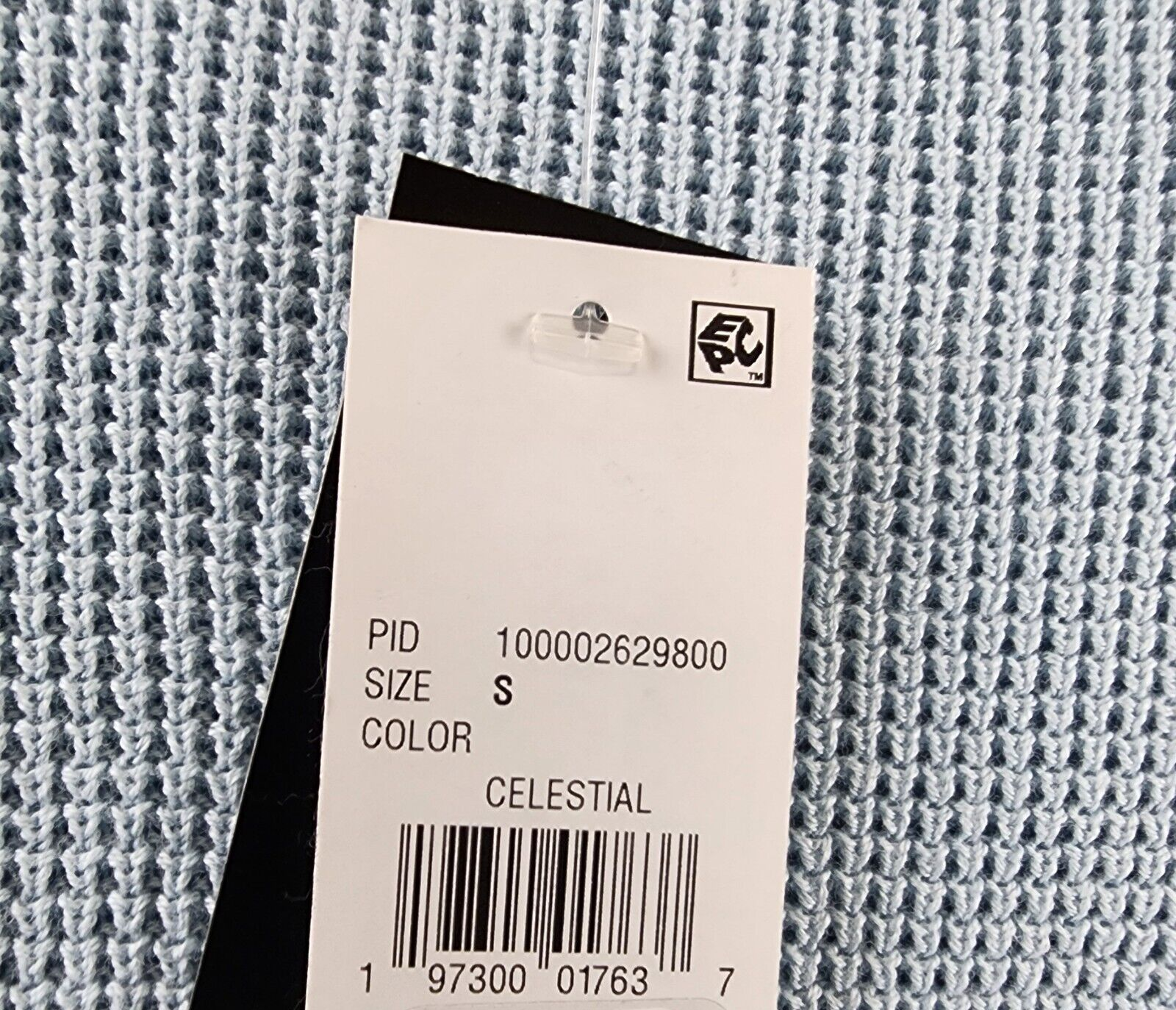 The Men's Store at Bloomingdale's Cotton Thermal Sweater Men's S Celestial L/S - Picture 12 of 12