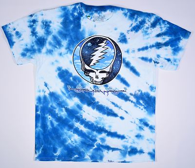 GRATEFUL DEAD-STEAL YOUR SKY & SPACE-SYF-Cloud TIE DYE T-SHIRT szS,M RARE,Garcia