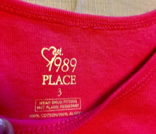 Bright Colored 2-pc Pink & Pocadots Little Girls PJ's..size 3