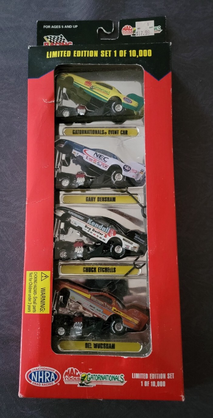 NHRA Racing Champions 1996 Funny Car Limited Edition 4 Pack