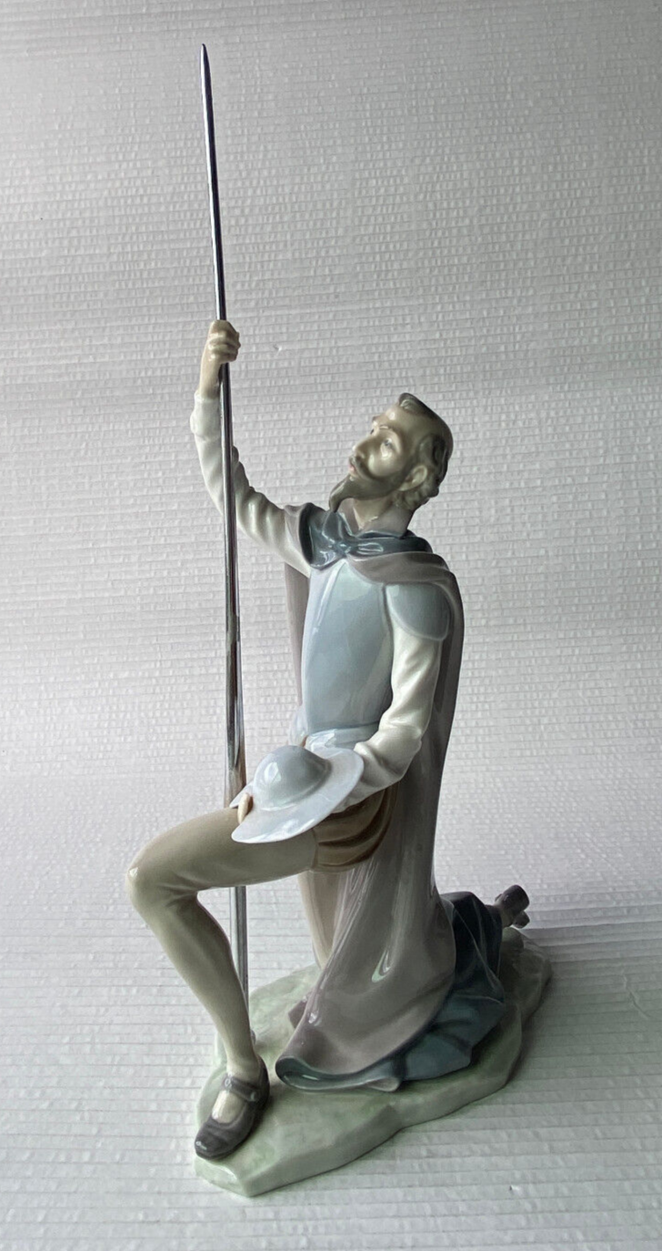 タカ　LLADRO　リヤドロ　【待ってたよ】５　陶器　　リアドロ　Ｌ480 LLADRO リヤドロ（Lladro リアドロ 陶器人形 置物） 乙女 輝く時