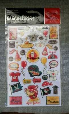 Creative Imaginations Disney Parks Epoxy Dimensional Stickers