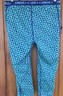 Under Armour Youth Small Green Blue Geometric Capri Leggings
