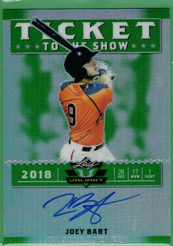 2018 Leaf Valiant - Joey Bart #TS-JB1