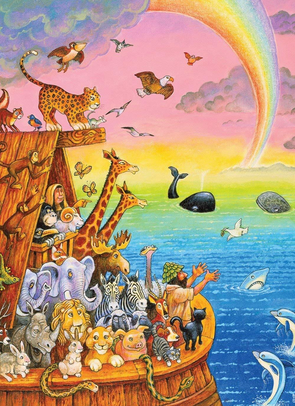 Bill Bell Art Ark-full Animals Springbok 100 Piece Puzzle