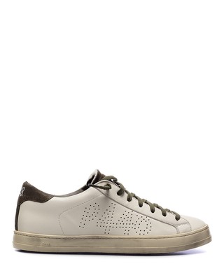 P448 MEN'S SHOES SNEAKERS P448 JOHN M CREAM OLI