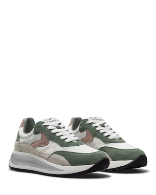 Pre-owned Voile Blanche Women's Shoes Trainers  Club 104 Sage White 1f28