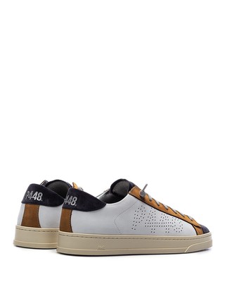 P448 MEN'S SHOES SNEAKERS P448 JACK M MEX NAV WHITE