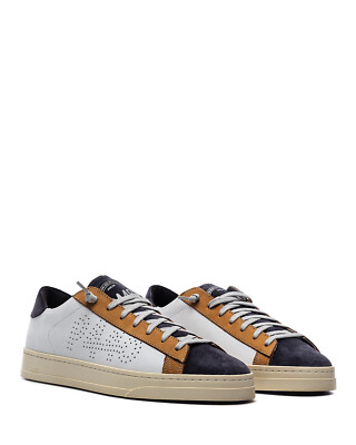 P448 MEN'S SHOES SNEAKERS P448 JACK M MEX NAV WHITE