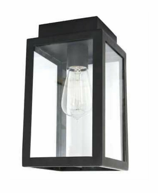 Southampton DIY Under Eave Exterior Light Antique Black