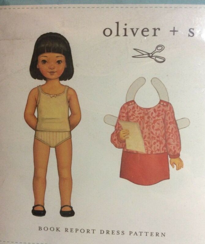 OLIVER+S--BOOK REPORT DRESS PATTERN- 2 MULTI SIZE PATTERNS