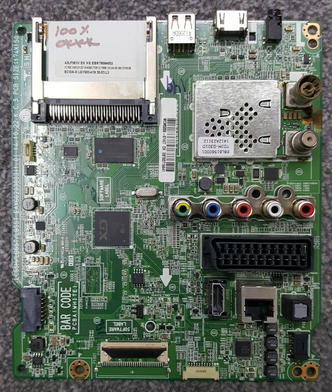 EAX66203803 (1.0) EBT63716641 Main Board for LG 42LF561V | eBay EAX66203803 (1.0) EBT63716641 Main Board for LG 42LF561V | eBay