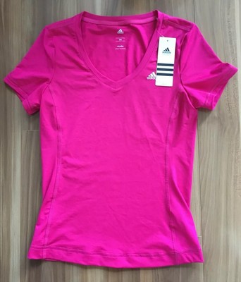hot pink adidas t shirt
