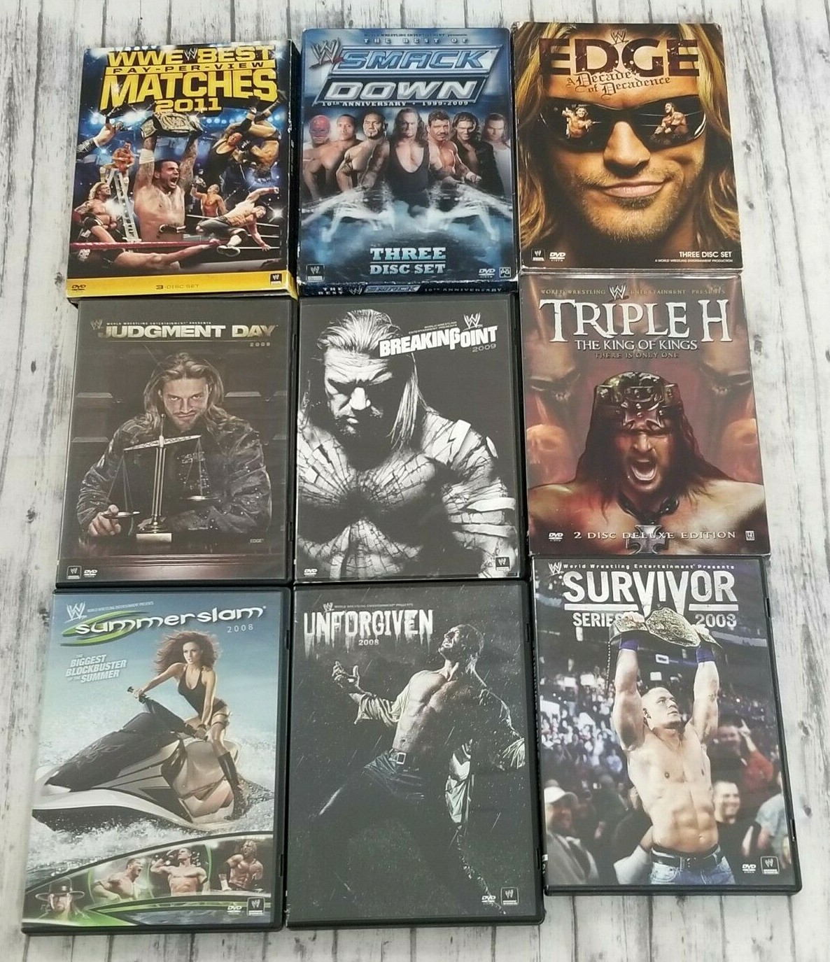 【レアあり】☆WWE DVD 8本セット 2001〜2005☆ Amazon.com: WWE - 2005 Collector's Edition Boxset : Movies & TV