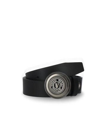 

Versace Jeans Couture с V-образным вырезом и черным поясом для мужчин, Черный