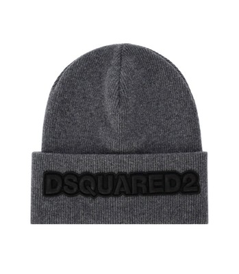 

Dsquared2 Серая шапка с логотипом унисекс, Grey, KNM0001-15040001-M004