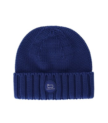 

Шапка-бини Woolrich Royal Blue с логотипом для мужчин, Синий, CFWOAC0238MRUF0428-31069