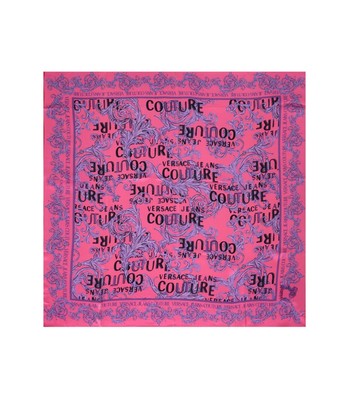 

Versace Jeans Couture Logo Couture Пурпурный Платок Шарф Женщина, Fucsia