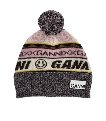 

Многоцветная шапка Ganni Graphic для женщин, Multicolor, A4579-554