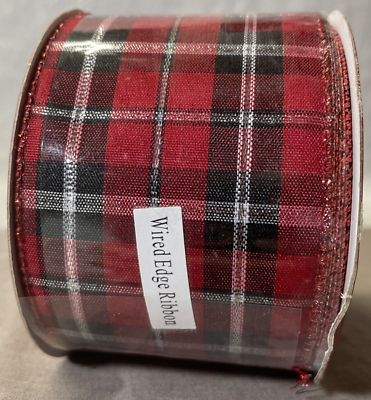 HOBBY LOBBY CHRISTMAS RIBBON PLAID