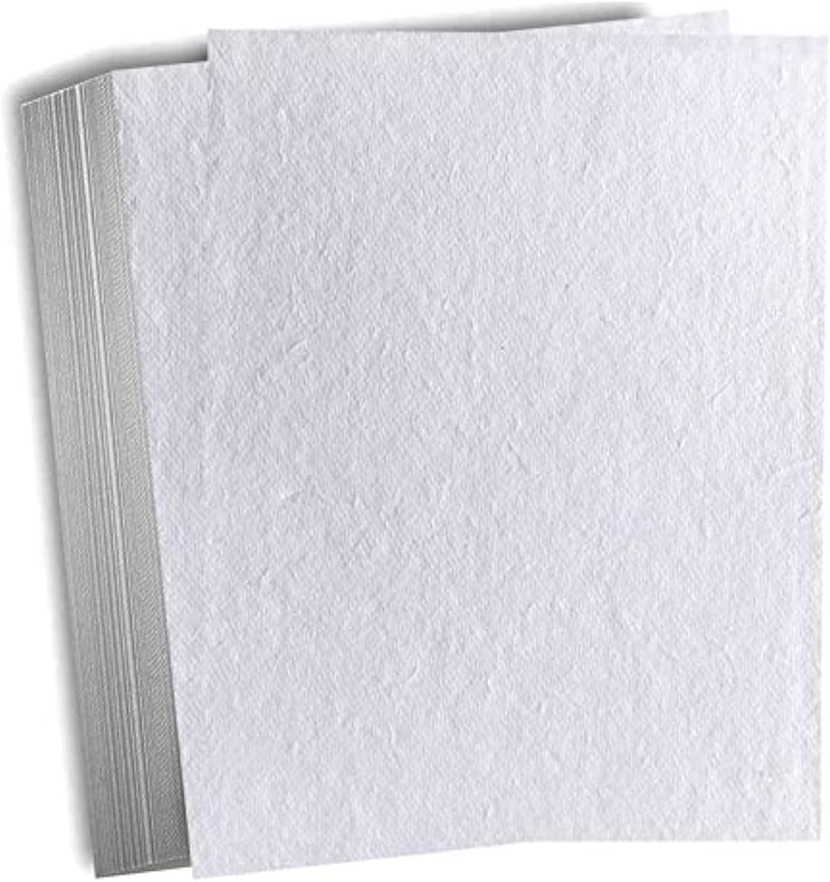 300Gsm Thick Printer Friendly Handmade Paper Card Stock Printer Paper Size-8.3X1