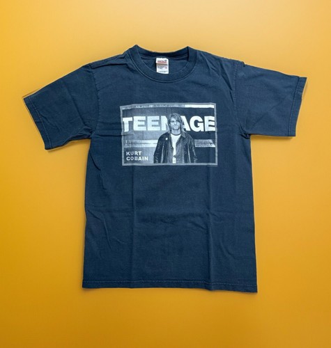 Vintage Kurt Cobain Teenage T-Shirt Nirvana Grunge 2002 End